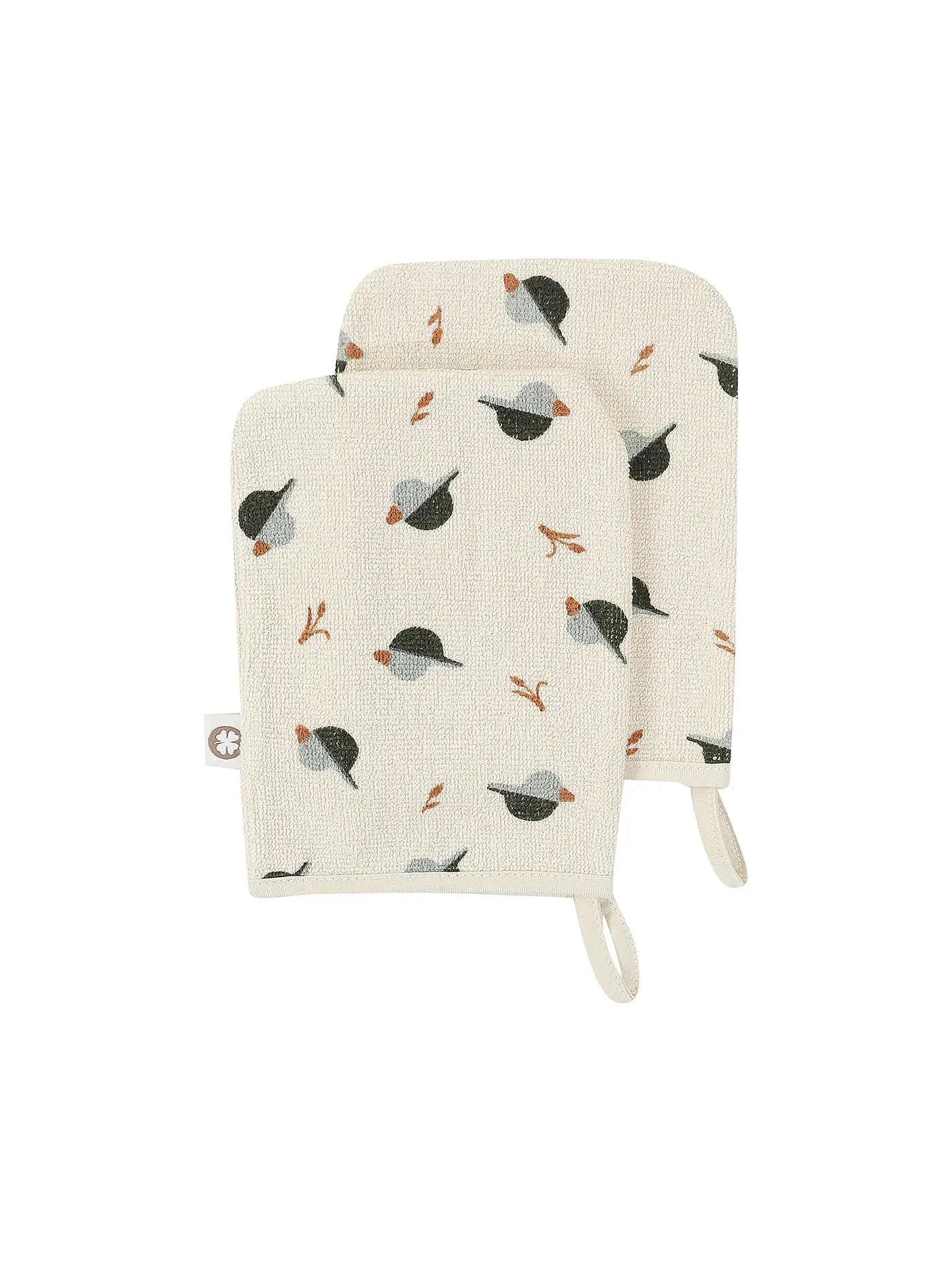 NOPPIES | Waschlappen PRINTED DUCK 2er Pkg | 